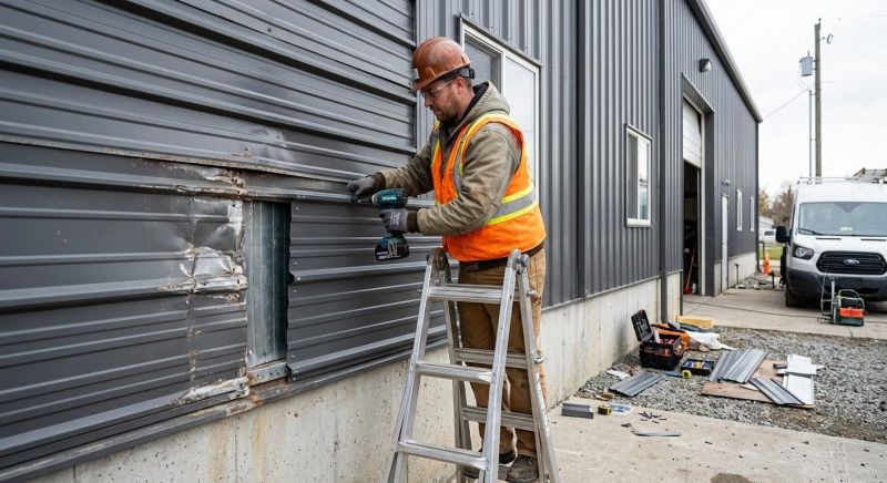 Metal Siding Repair Service