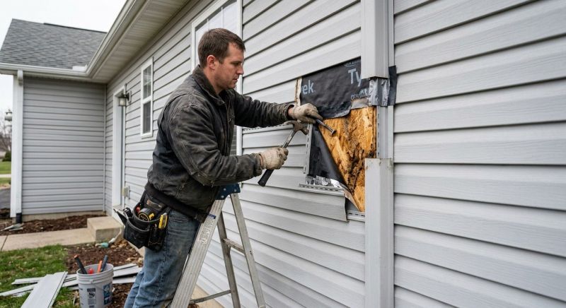 Metal Siding or Cladding Repair